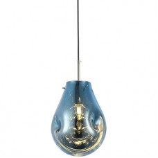 Φωτιστικό Κρεμαστό Μονόφωτο Φ20cm Ε27 230V Μπλε 955HELEN1/BL